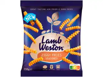Hoogvliet Lamb Weston Ziggy fries seasoned aanbieding