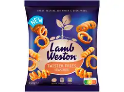 Hoogvliet Lamb Weston Twister fries seasoned aanbieding