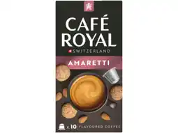 Hoogvliet Cafe Royal Amaretti capsules aanbieding