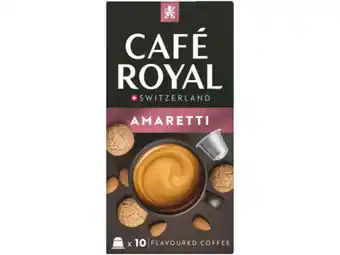 Hoogvliet Cafe Royal Amaretti capsules aanbieding