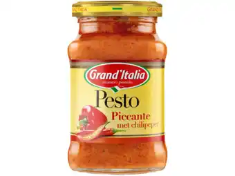 Hoogvliet Grand'Italia Pesto piccante met chilipeper aanbieding