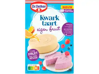 Hoogvliet Dr. Oetker Kwarktaart eigen fruit aanbieding