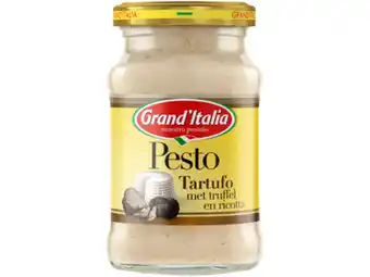 Hoogvliet Grand'Italia Pesto tartufo met truffel en ricotta aanbieding