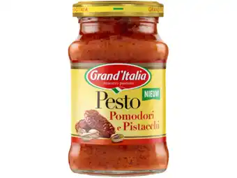 Hoogvliet Grand'Italia Pesto pomodori pistacchi aanbieding