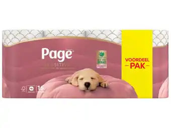 Hoogvliet Page Toiletpapier sensitive aanbieding