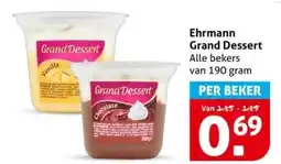 Hoogvliet Ehrmann Grand Dessert aanbieding