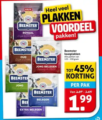 Hoogvliet Beemster kaasplakken aanbieding