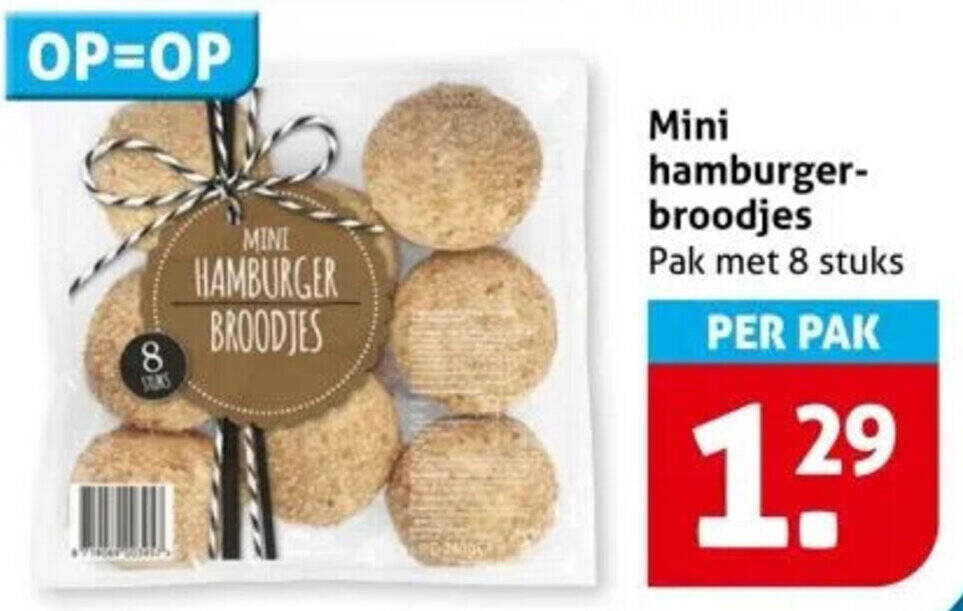 Mini Hamburger Broodjes Aanbieding Bij Hoogvliet mini-hamburger-broodjes-aanbieding-bij-hoogvliet