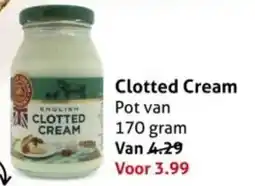 Hoogvliet Clotted Cream aanbieding