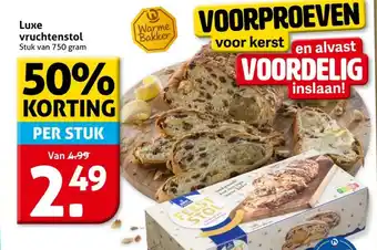 Hoogvliet Luxe vruchtenstol aanbieding