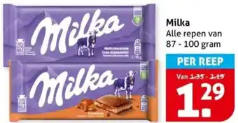 Hoogvliet Milka aanbieding