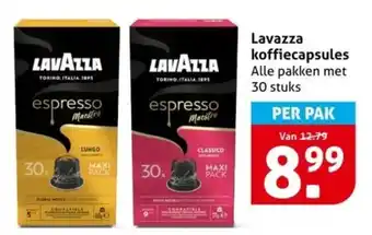Hoogvliet Lavazza koffiecapsules aanbieding