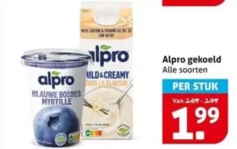 Hoogvliet Alpro gekoeld aanbieding