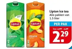 Hoogvliet Lipton ice tea aanbieding