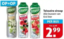 Hoogvliet Teisseire siroop aanbieding