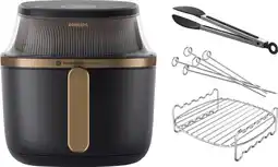 Coolblue Philips Airfryer XL 3000 Serie NA332/00 + Dubbellaagse kookset aanbieding