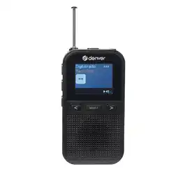 ANWB Denver DAH126 DAB+/FM Draagbare Radio Alarmfunctie Zwart aanbieding
