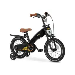 ANWB Deryan Turbo 3-in-1 Kinderfiets 14 inch Bike Zwart aanbieding