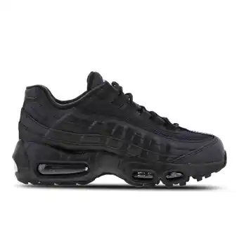 Foot Locker Nike Air Max 95 Kindersneakers - Zwart - Maat 36.5 - Leer, Leer aanbieding