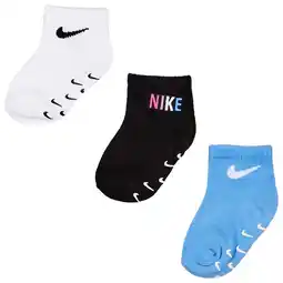 Foot Locker Nike Kids Ankle No Slip 3 Pack Sokken Unisex - Wit - Maat 1 - 2 YEARS aanbieding