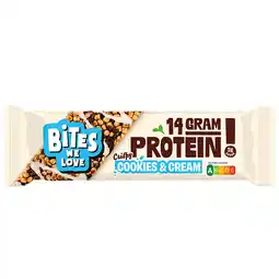 Holland & Barrett BitesWeLove Protein Bar Cookies & Cream - 50g aanbieding