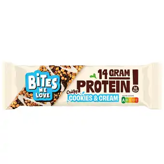 Holland & Barrett BitesWeLove Protein Bar Cookies & Cream - 50g aanbieding