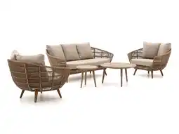 Kees Smit Intenso Stila/ROUGH-K stoel-bank loungeset 5-delig aanbieding