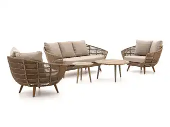 Kees Smit Intenso Stila/ROUGH-K stoel-bank loungeset 5-delig aanbieding