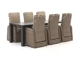 Kees Smit Intenso Umbria/Lagundo 230cm dining tuinset 7-delig verstelbaar aanbieding