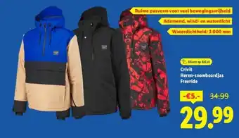 Lidl Heren-snowboardjas Heren-snowboardjas Freeride aanbieding