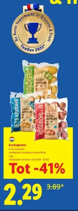 Lidl Aardappelen aanbieding