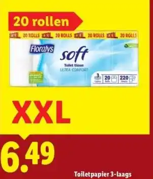 Lidl Toiletpapier 3-laags aanbieding