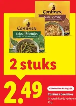 Lidl Conimex boemboe aanbieding