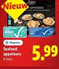 Lidl Seafood appetisers aanbieding
