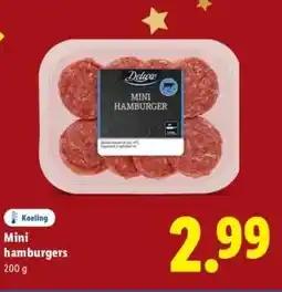 Lidl Mini hamburgers aanbieding