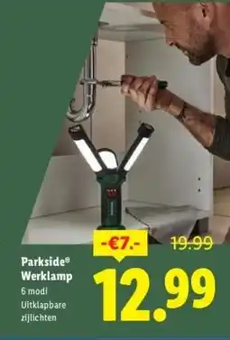Lidl ParksideⓇ Werklamp aanbieding