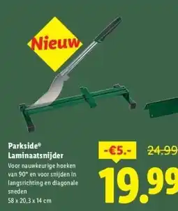 Lidl ParksideⓇ Laminaatsnijder aanbieding