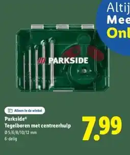 Lidl Parkside® Tegelboren met centreerhulp aanbieding