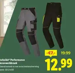 Lidl Parkside® Performance Herenwerkbroek aanbieding