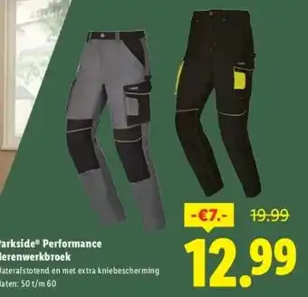 Lidl Parkside® Performance Herenwerkbroek aanbieding