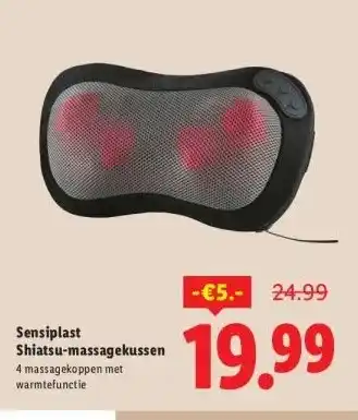 Lidl Sensiplast Shiatsu-massagekussen aanbieding