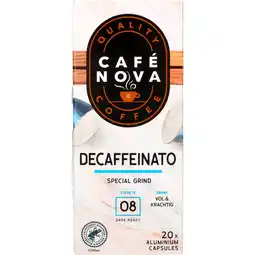 Dekamarkt Cafe Nova Koffiecups decaffeinato aanbieding
