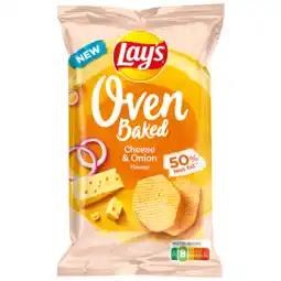 Dekamarkt Lay's Oven baked cheese onion aanbieding