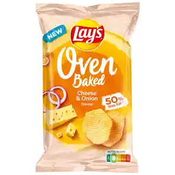 Dekamarkt Lay's Oven baked cheese onion aanbieding