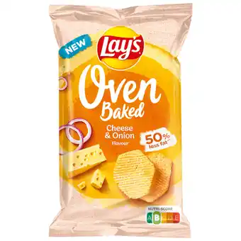 Dekamarkt Lay's Oven baked cheese onion aanbieding