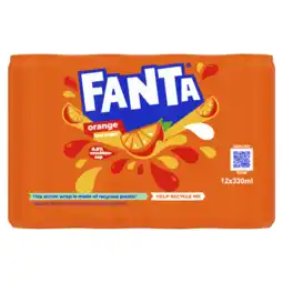 Dekamarkt Fanta Orange 12x33 cl aanbieding