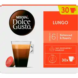 Dekamarkt Nescafé Dolce gusto lungo sterkte 6 aanbieding