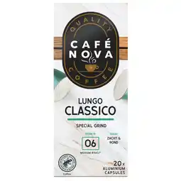 Dekamarkt Cafe Nova Koffiecups lungo classico aanbieding