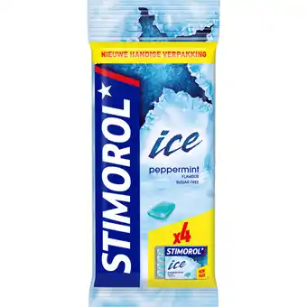 Dekamarkt Stimorol Kauwgom ice peppermint 4 st aanbieding