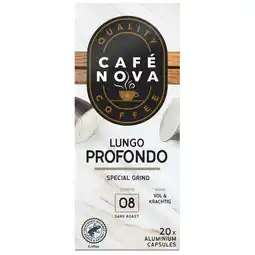 Dekamarkt Cafe Nova Koffiecups lungo profundo aanbieding